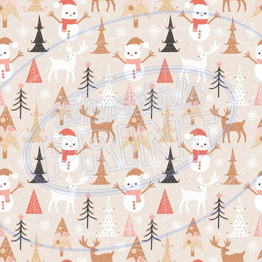 Winter Friends 001 Printed Pattern Vinyl
