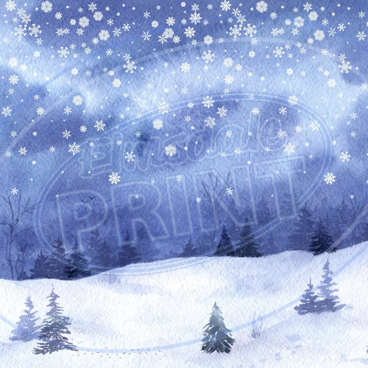 Winter Woods 004 Printed Pattern Vinyl