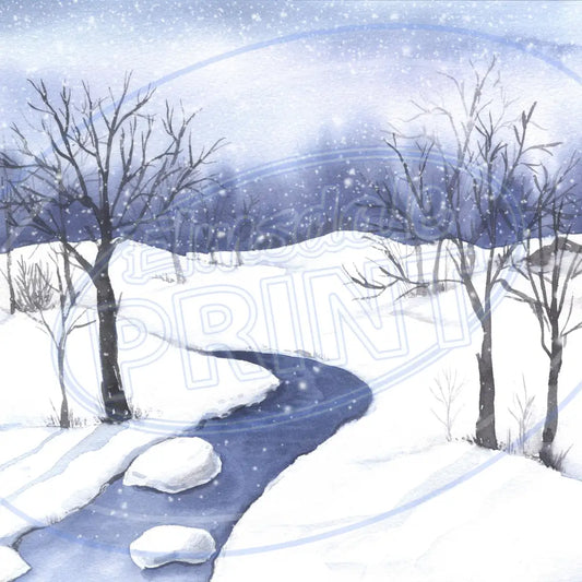 Winter Woods 006 Printed Pattern Vinyl