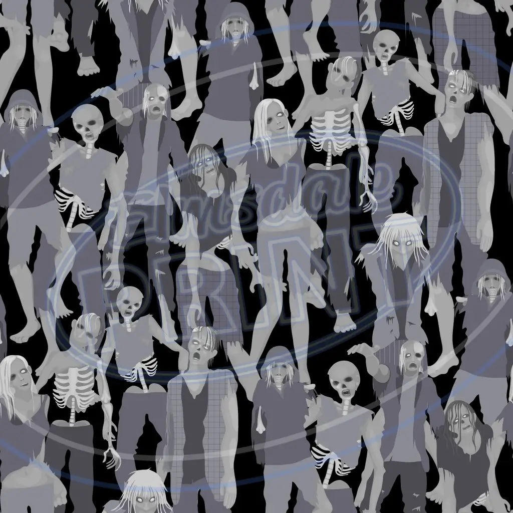 Zombie World 005 Printed Pattern Vinyl