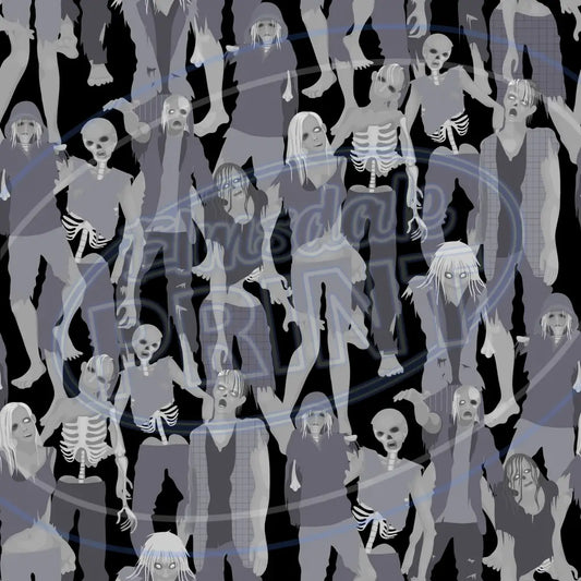 Zombie World 005 Printed Pattern Vinyl