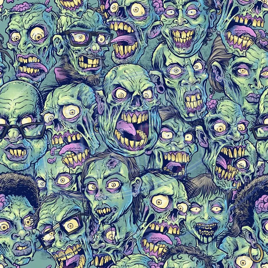 Zombie World 007 Printed Pattern Vinyl